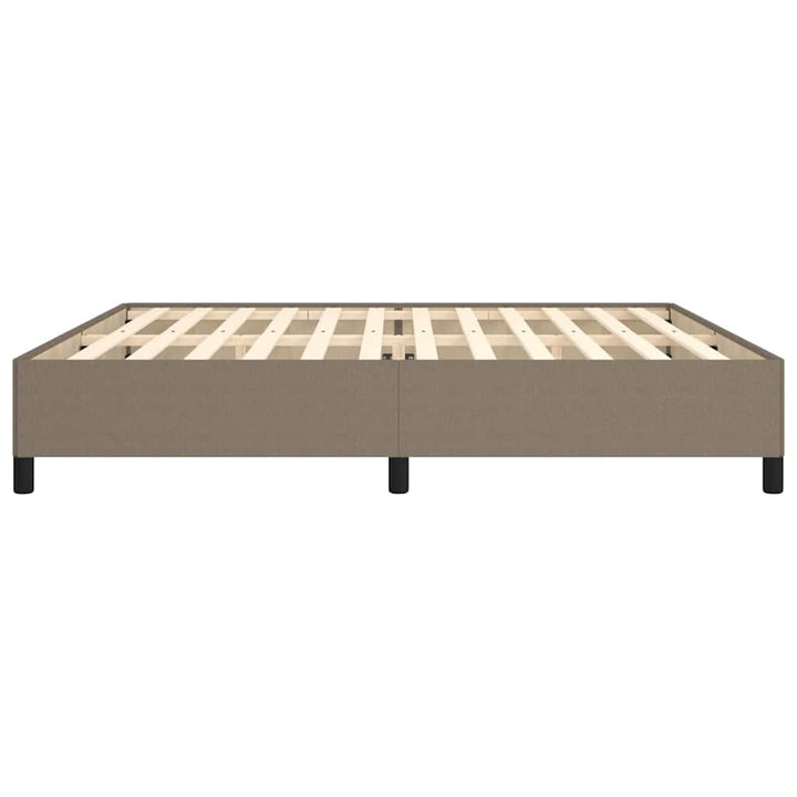 sengeramme uden madras 200x200 cm stof gråbrun