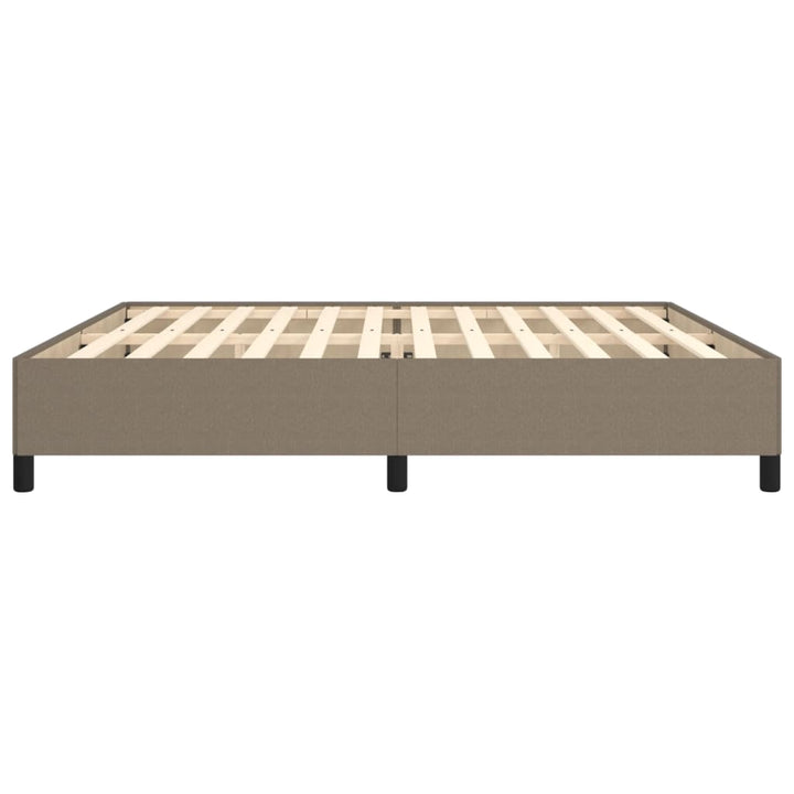 sengeramme uden madras 200x200 cm stof gråbrun