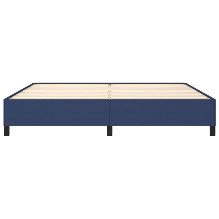 sengeramme uden madras 200x200 cm stof blå