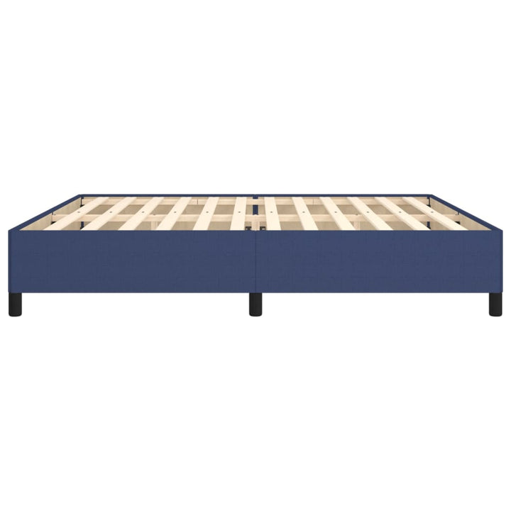 sengeramme uden madras 200x200 cm stof blå