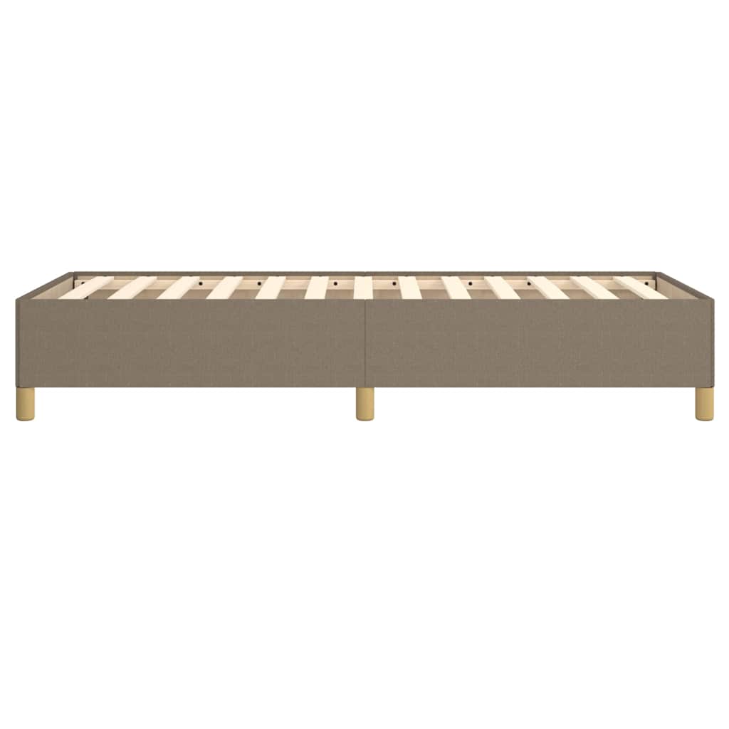 sengeramme uden madras 80x200 cm stof gråbrun