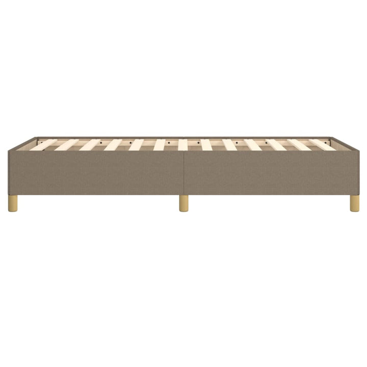 sengeramme uden madras 90x200 cm stof gråbrun