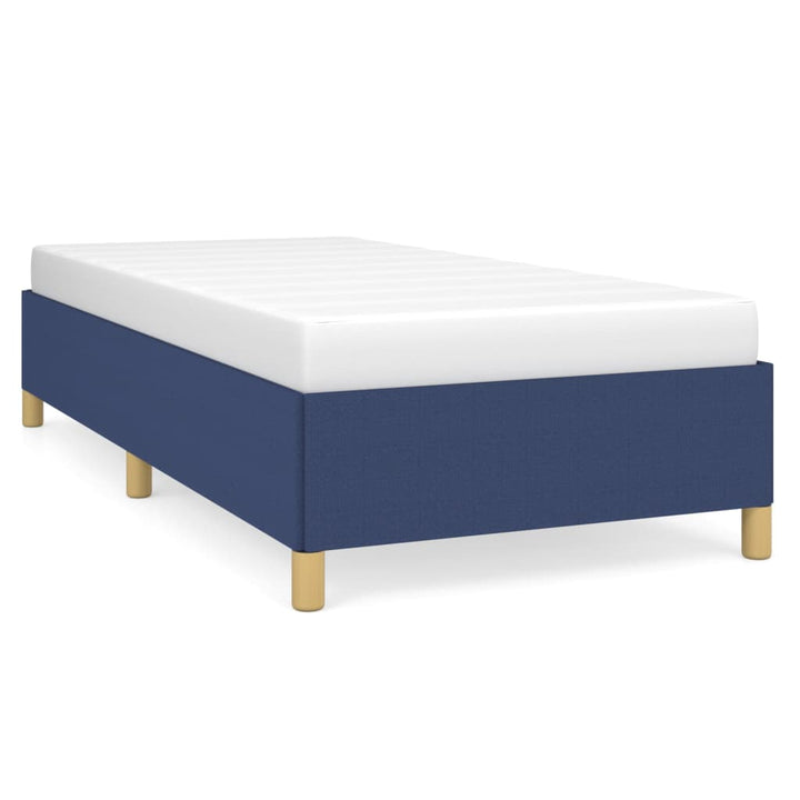 sengeramme uden madras 90x200 cm stof blå