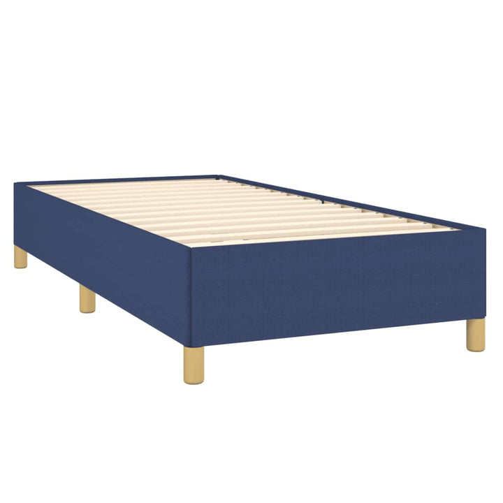 sengeramme uden madras 90x200 cm stof blå