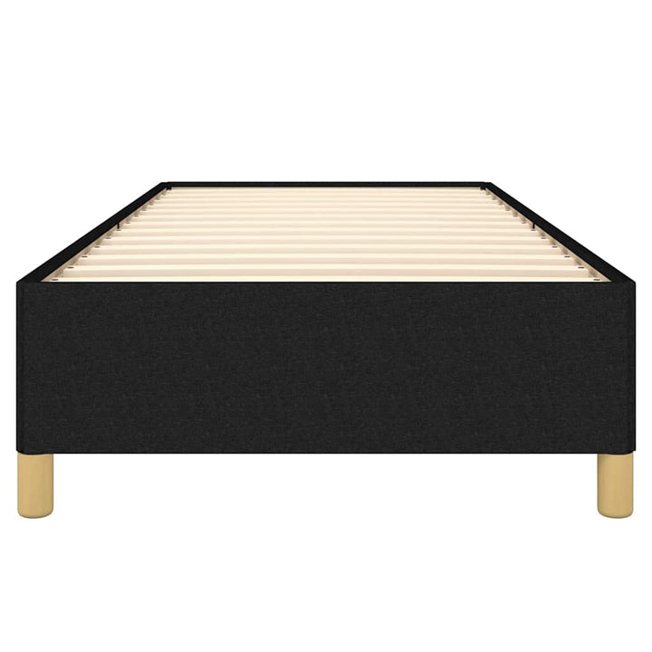 Sengeramme uden madras Sort 100x200 cm Stof