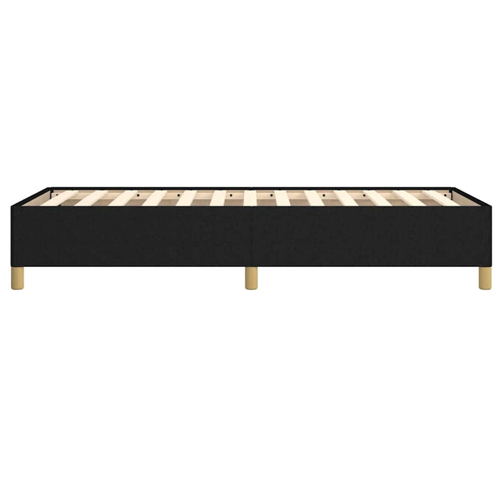 Sengeramme uden madras Sort 100x200 cm Stof
