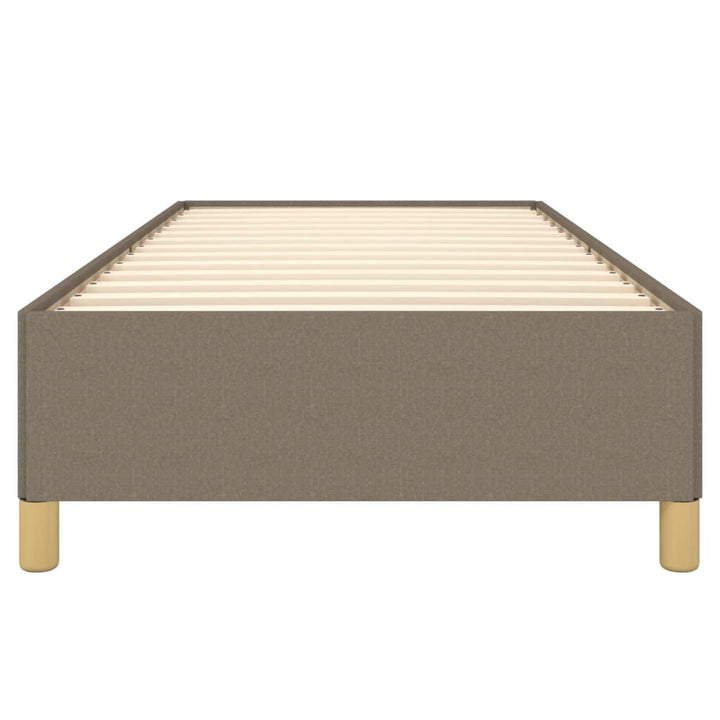 Sengeramme uden madras Taupe 100x200 cm Stof