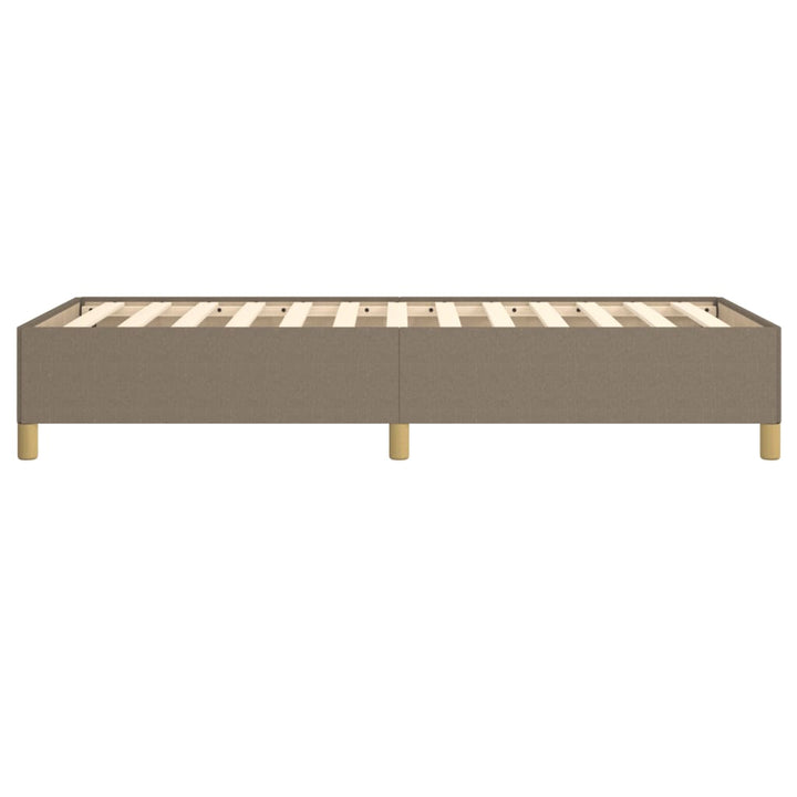Sengeramme uden madras Taupe 100x200 cm Stof