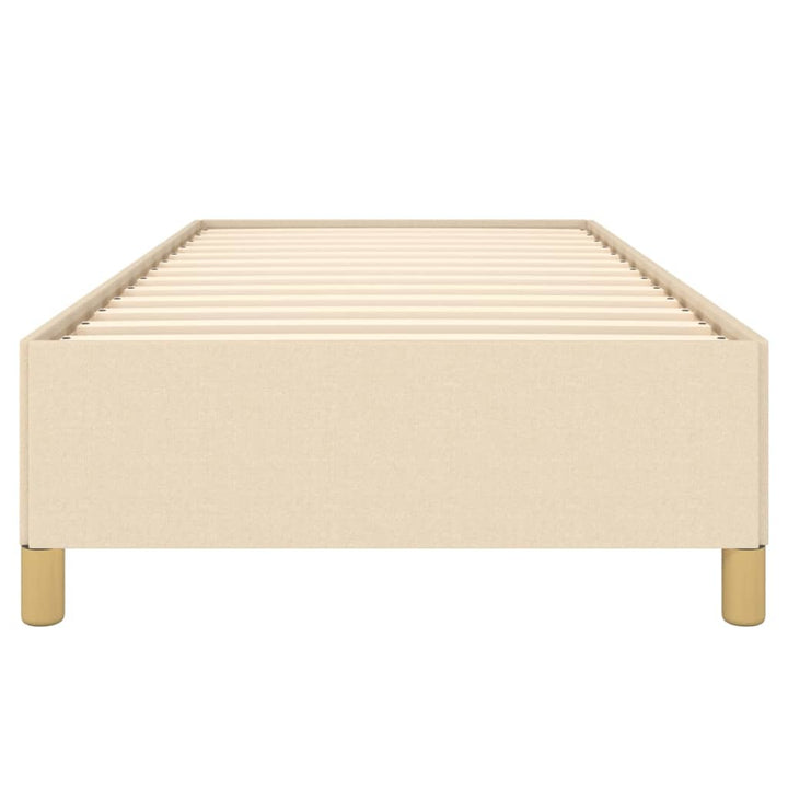 Sengeramme uden madras Creme 100x200 cm Stof