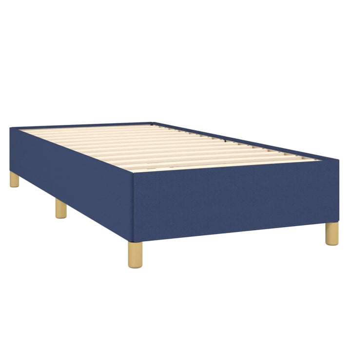 sengeramme uden madras 100x200 cm stof blå