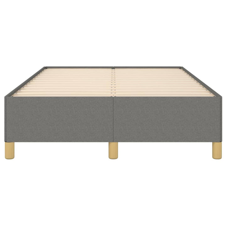 Sengeramme uden madras Mørkegrå 120x200 cm Stof