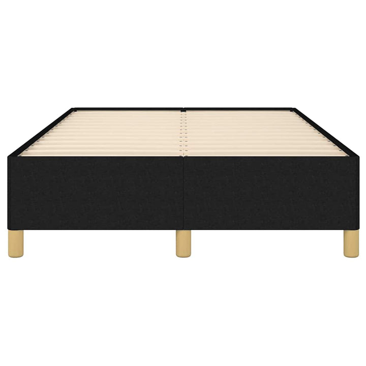 Sengeramme uden madras Sort 120x200 cm Stof