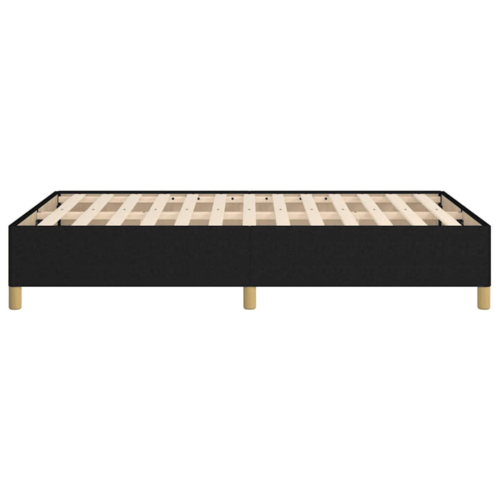 Sengeramme uden madras Sort 120x200 cm Stof