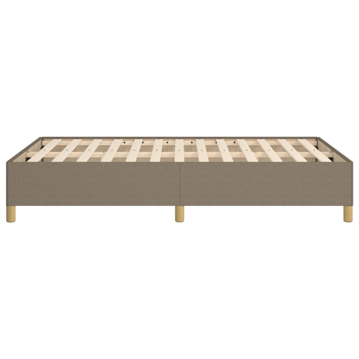 Sengeramme uden madras Taupe 120x200 cm Stof