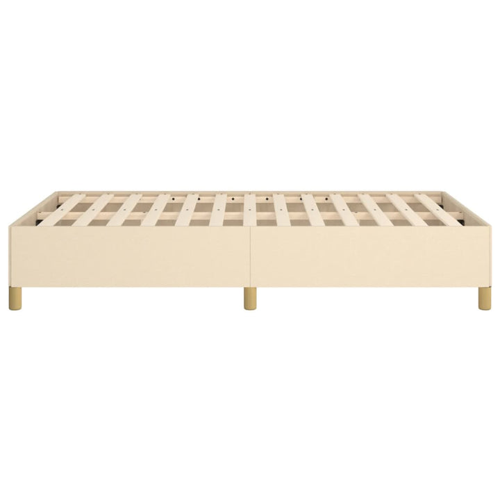 Sengeramme uden madras Creme 120x200 cm Stof