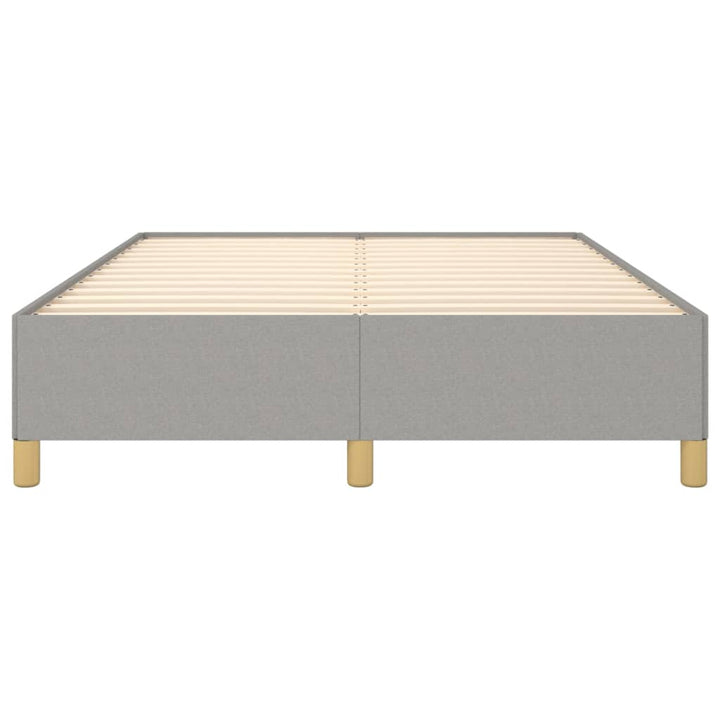 sengeramme uden madras 140x190 cm stof lysegrå