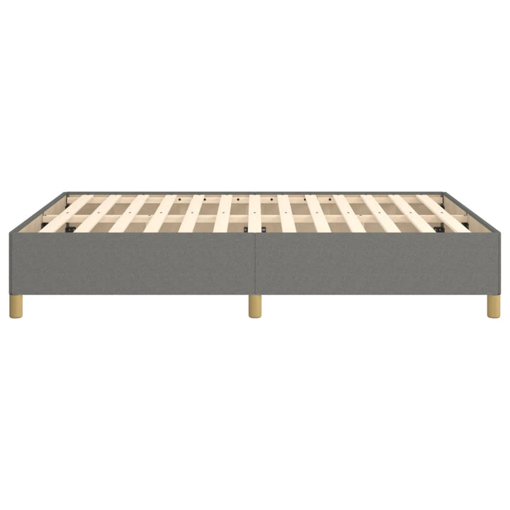 sengeramme uden madras 140x190 cm stof mørkegrå