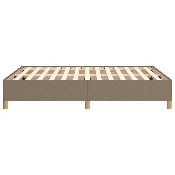 sengeramme uden madras 140x190 cm stof gråbrun