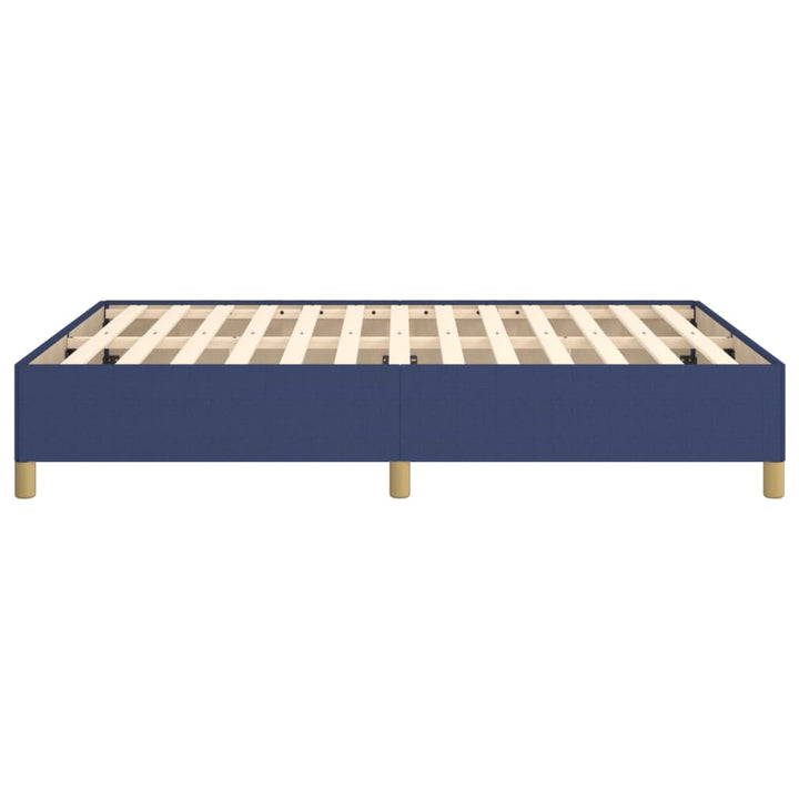 sengeramme uden madras 140x190 cm stof blå