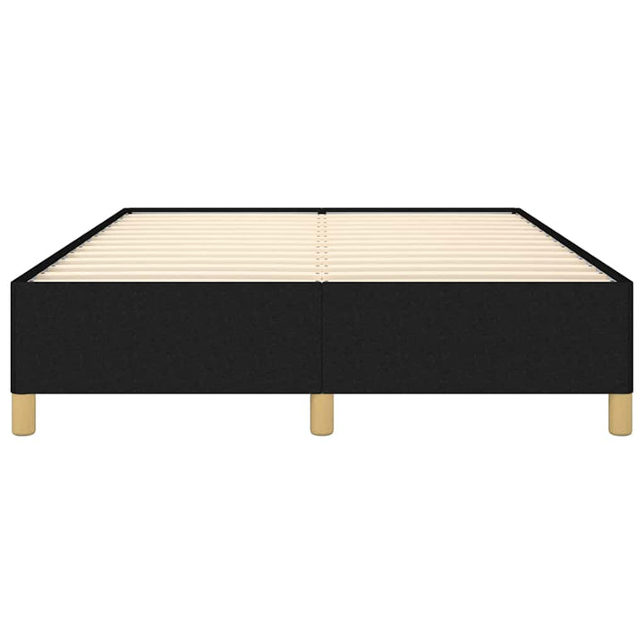 sengeramme uden madras 140x200 cm stof sort
