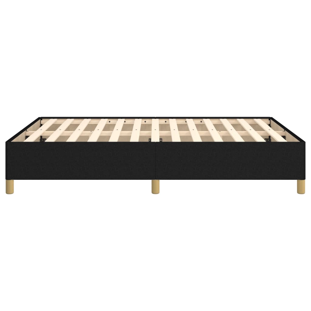 sengeramme uden madras 140x200 cm stof sort