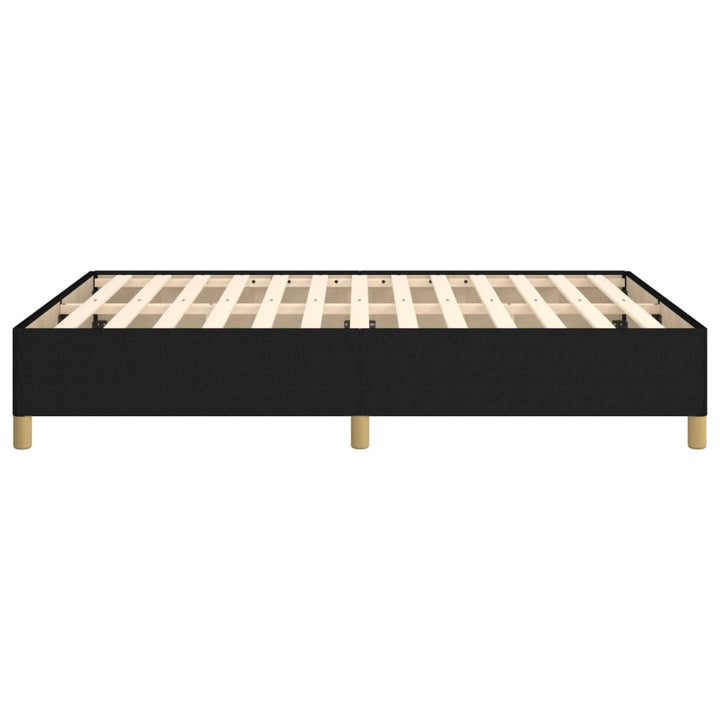 sengeramme uden madras 140x200 cm stof sort