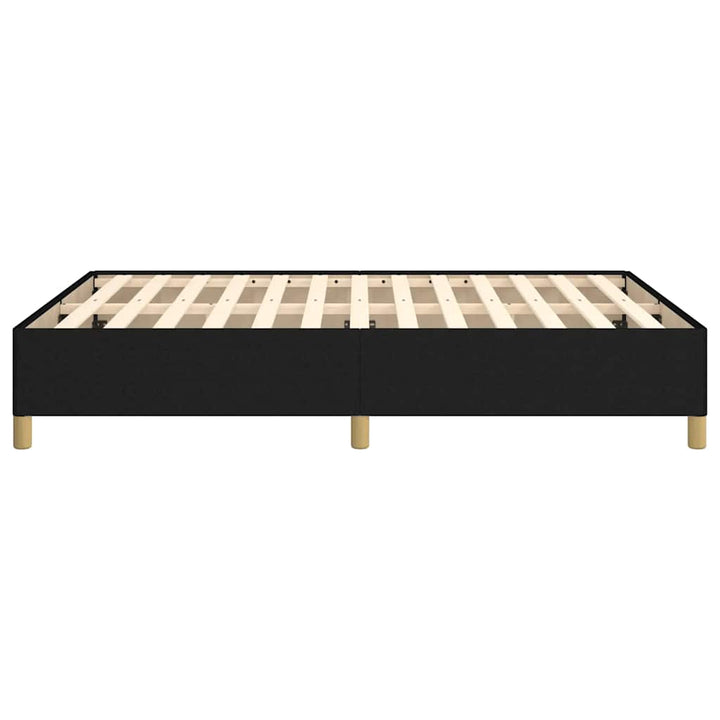 sengeramme uden madras 140x200 cm stof sort