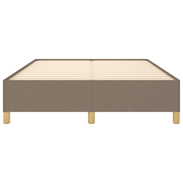 sengeramme uden madras 140x200 cm stof gråbrun