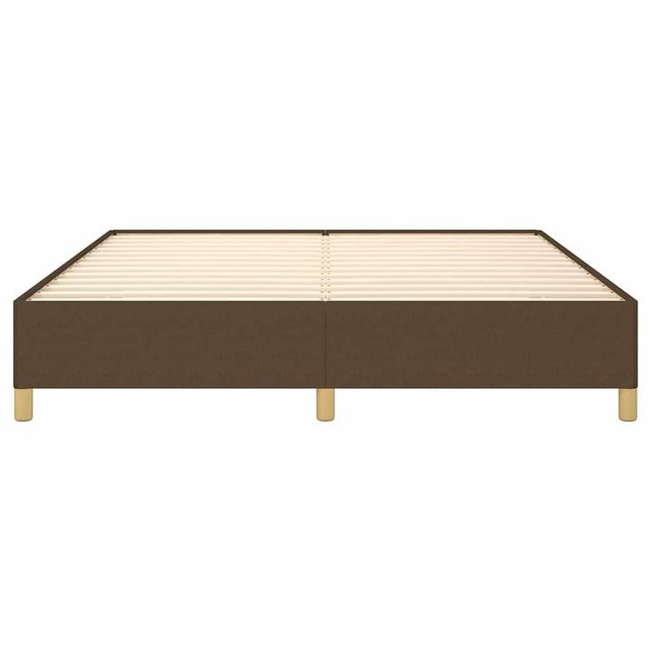 sengeramme uden madras 180x200 cm stof mørkebrun