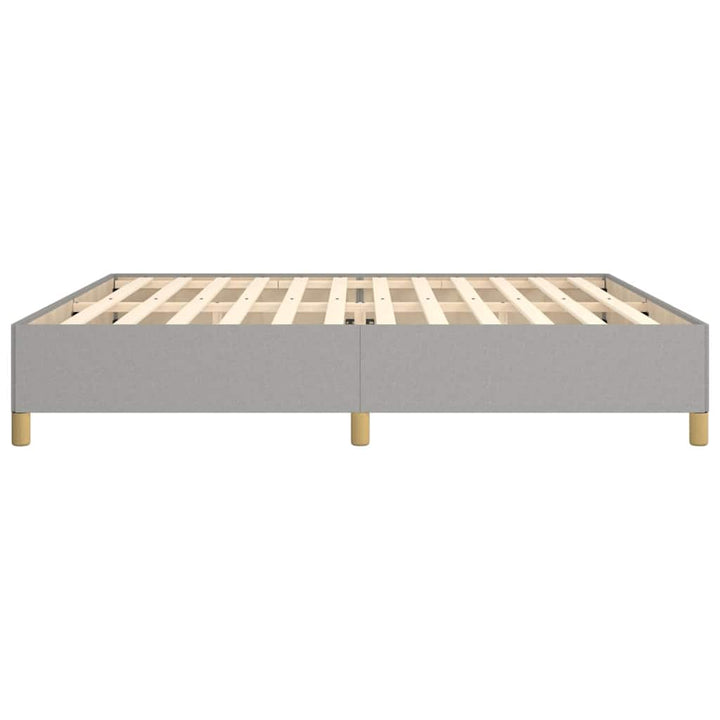 sengeramme uden madras 200x200 cm stof lysegrå