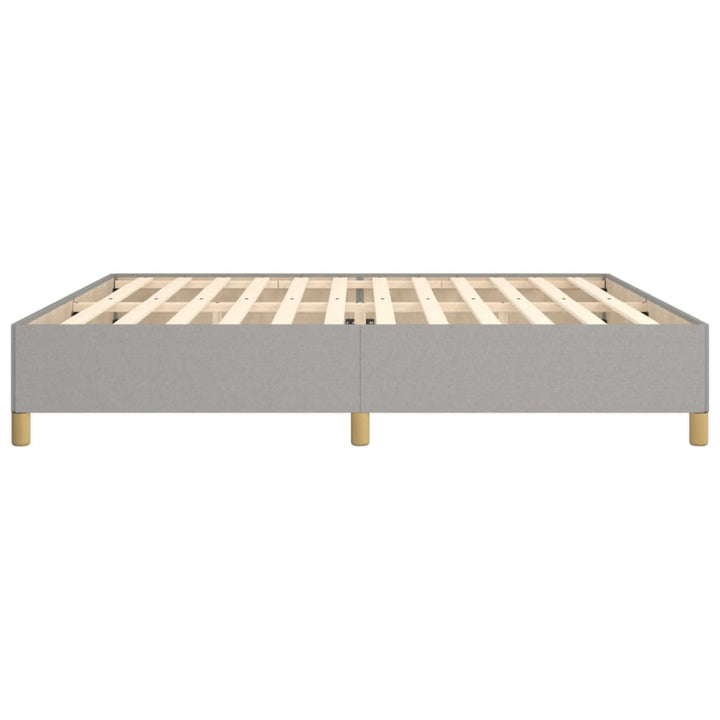 sengeramme uden madras 200x200 cm stof lysegrå