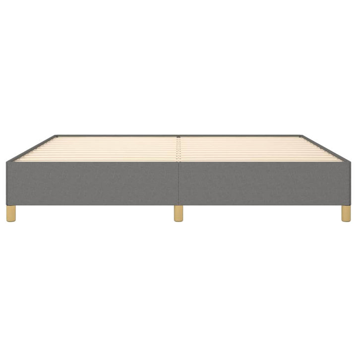 sengeramme uden madras 200x200 cm stof mørkegrå