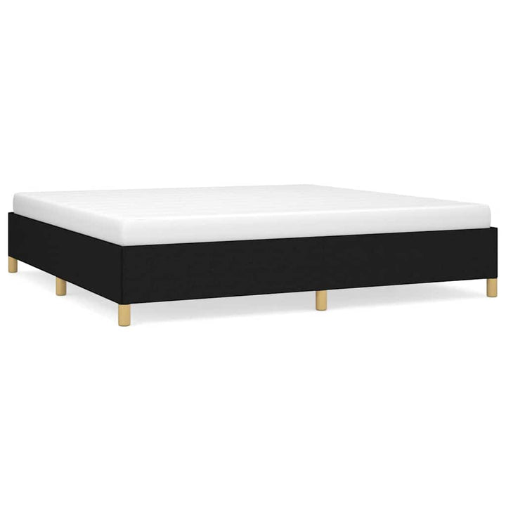 sengeramme uden madras 200x200 cm stof sort