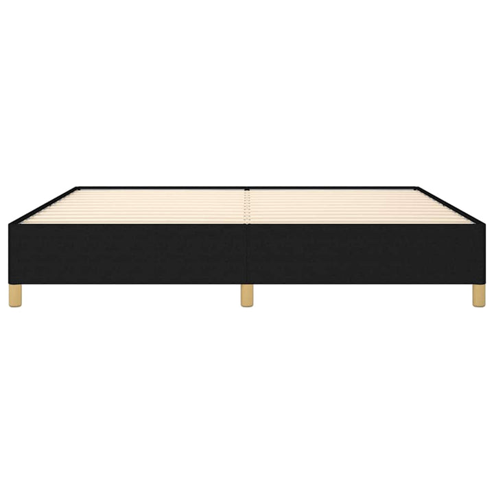 sengeramme uden madras 200x200 cm stof sort