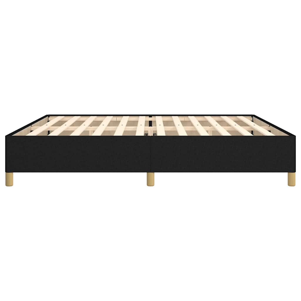 sengeramme uden madras 200x200 cm stof sort