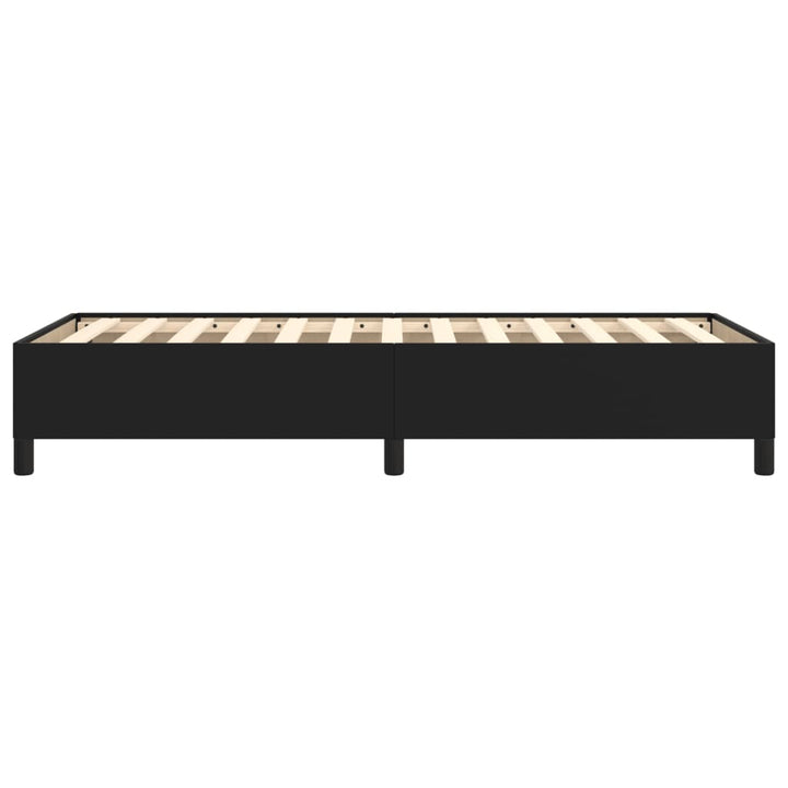 sengeramme 90x200 cm kunstlæder sort