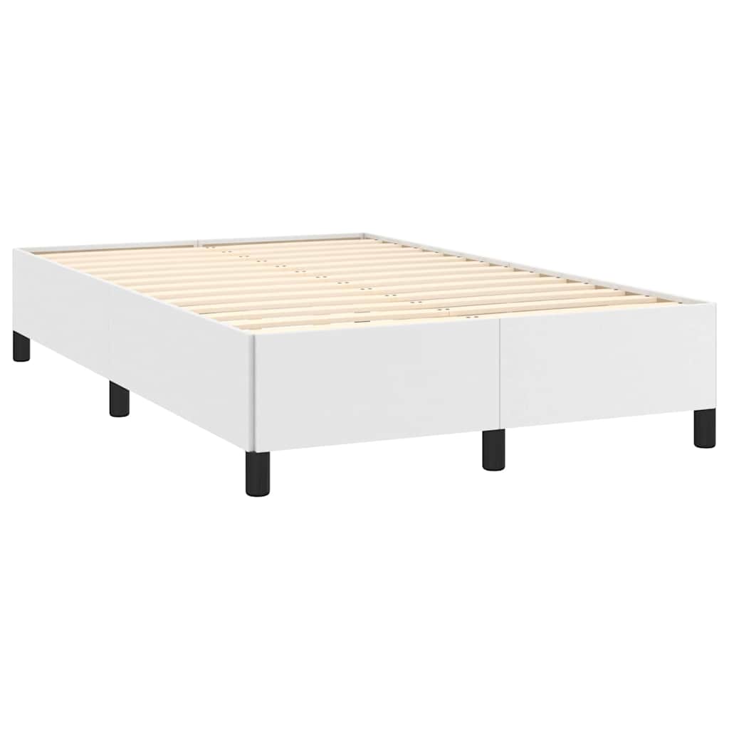 sengeramme 120x200 cm kunstlæder hvid