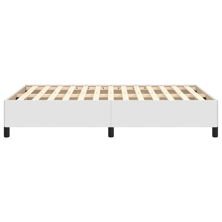 sengeramme 120x200 cm kunstlæder hvid