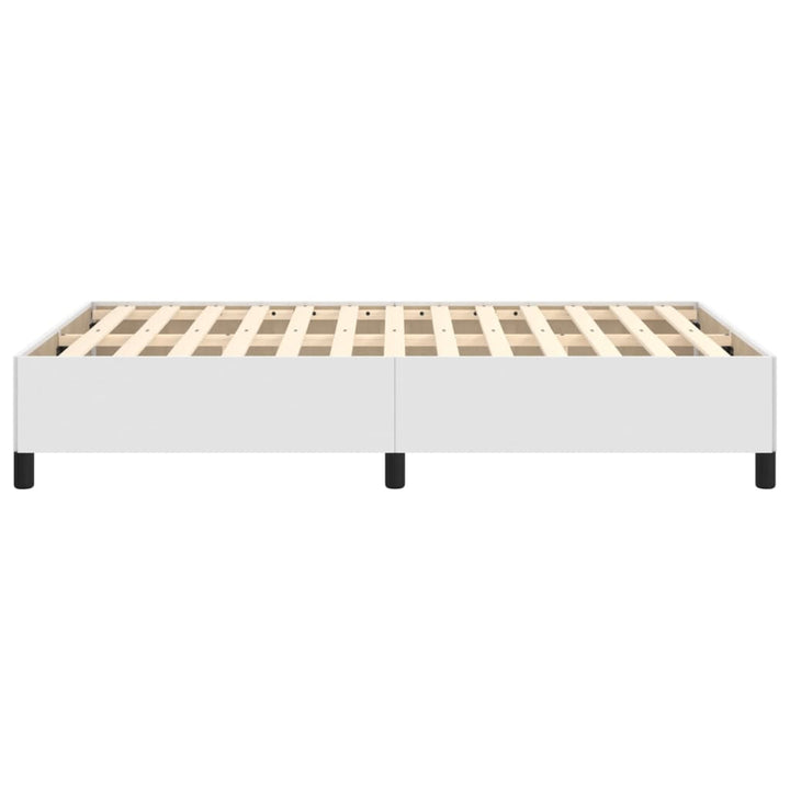 sengeramme 120x200 cm kunstlæder hvid