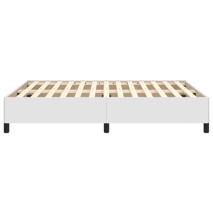 sengeramme 140x200 cm kunstlæder hvid