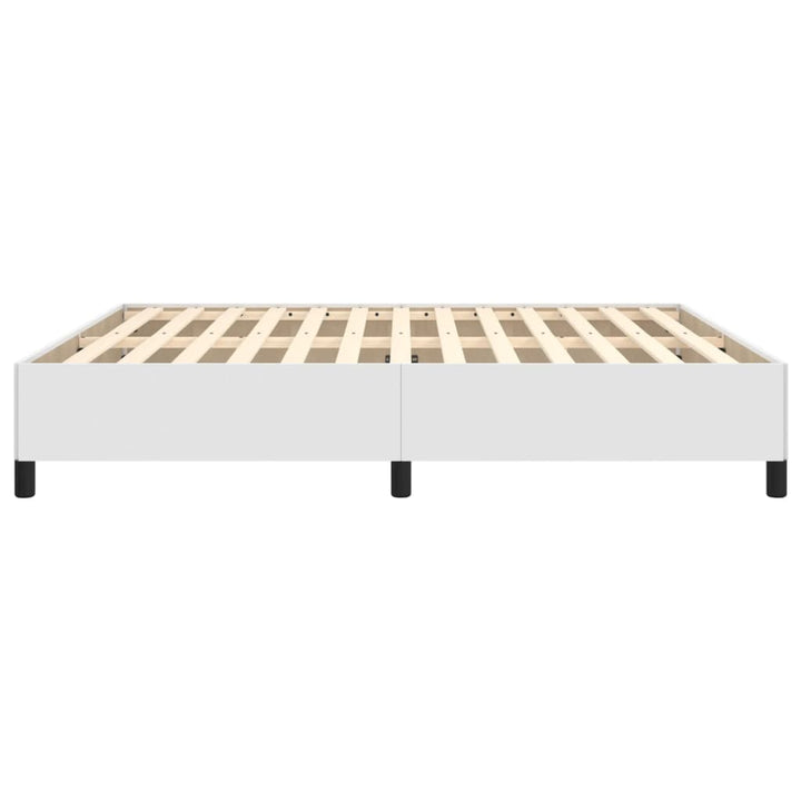 sengeramme 180x200 cm kunstlæder hvid
