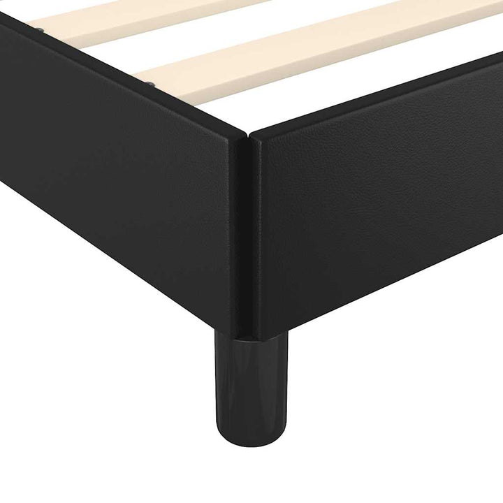 sengestel uden madras sort 152x203 cm queen size kunstlæder