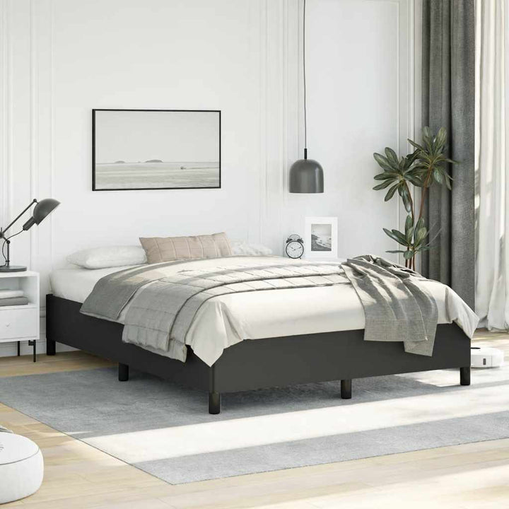 sengestel uden madras sort 152x203 cm queen size kunstlæder