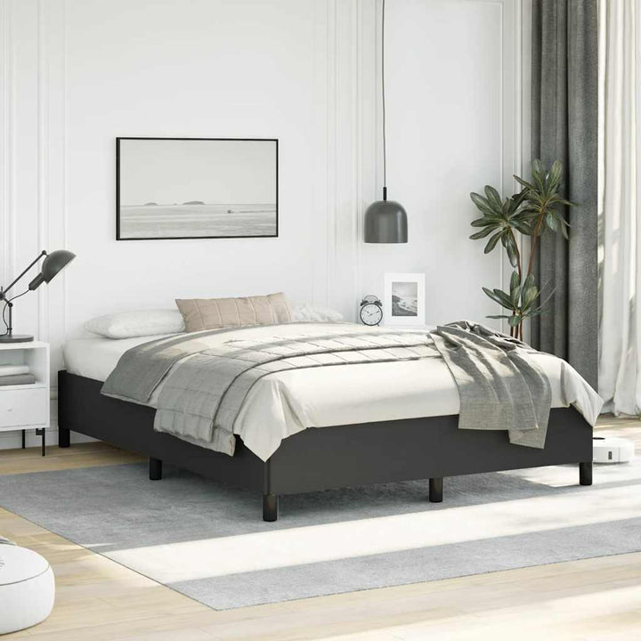 sengestel uden madras sort 152x203 cm queen size kunstlæder