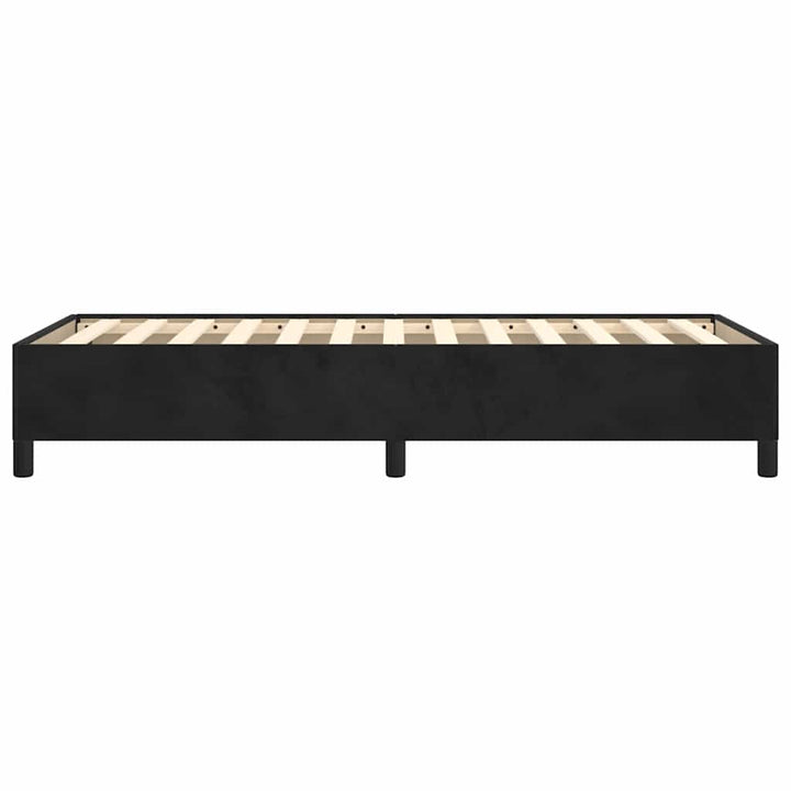 sengeramme 80x200 cm fløjl sort