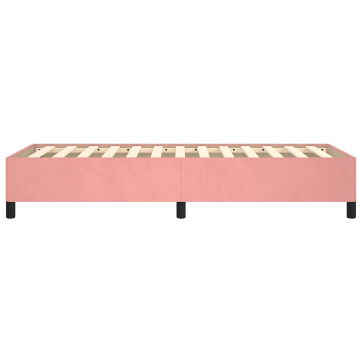 sengeramme 90x200 cm fløjl pink