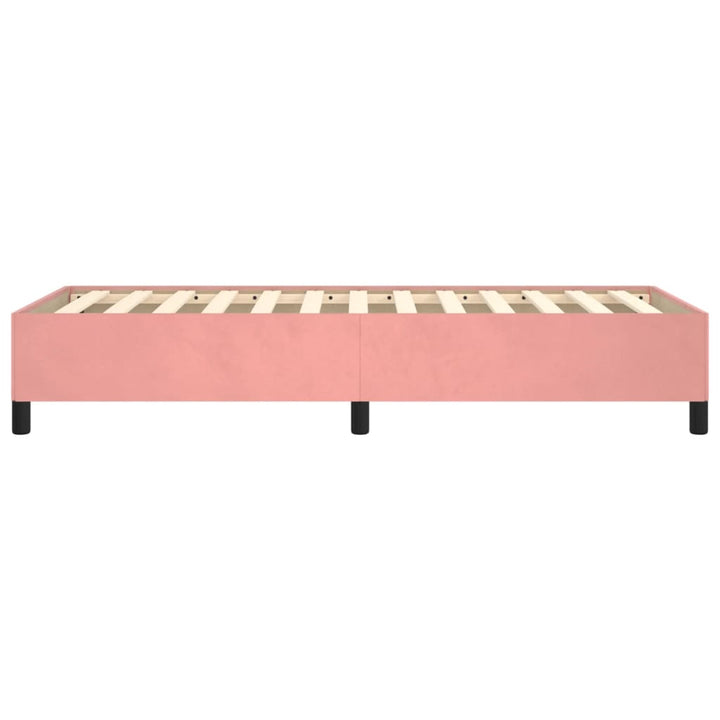 sengeramme 100x200 cm fløjl pink