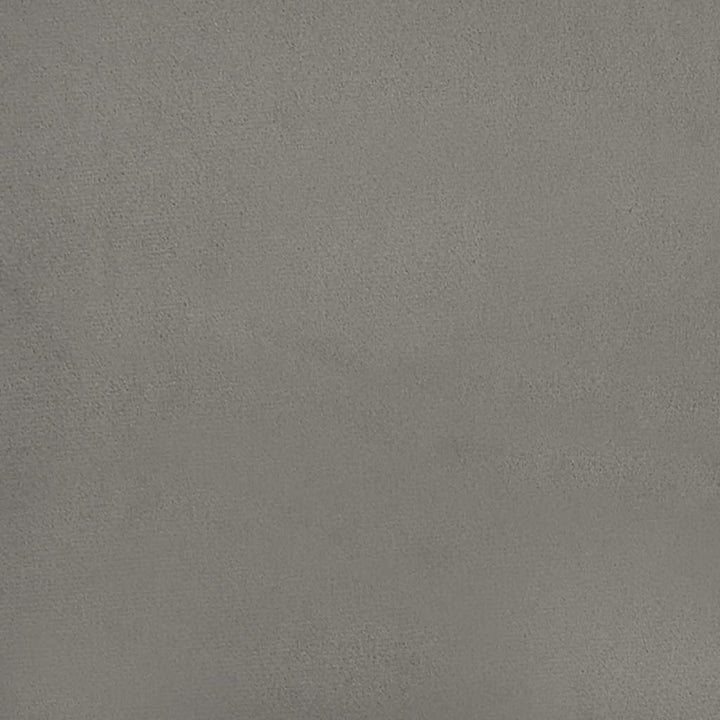 sengestel uden madras lysegrå 100x203 cm Twin XL fløjl