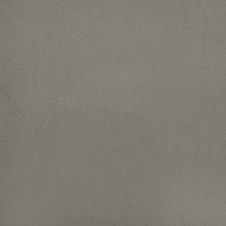 sengestel uden madras lysegrå 152x203 cm queen size velour