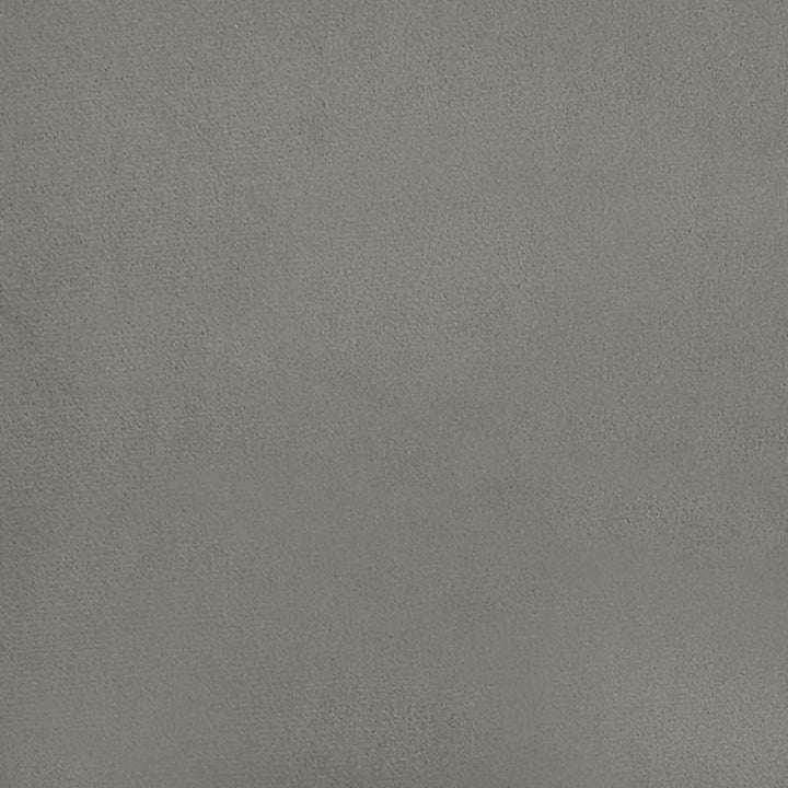 sengestel uden madras lysegrå 193x203 cm kingsize velour